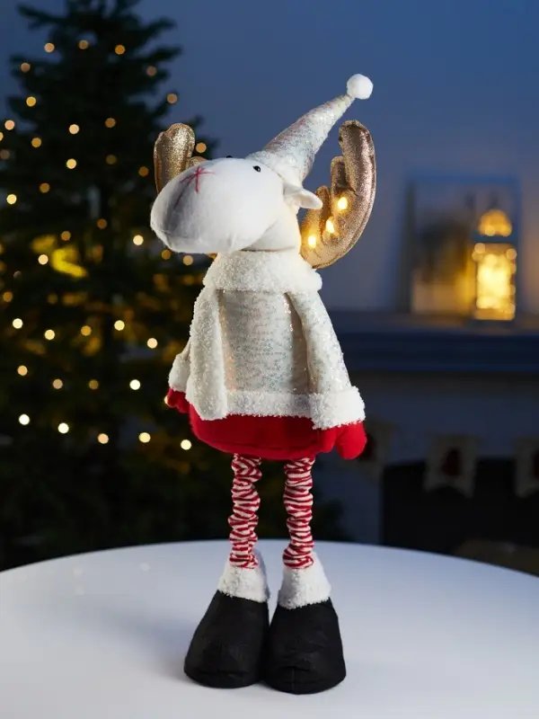 Фигура текстиль «Лосик» 55-84 см, телеск-е ножки, 1LED,AG10x3 (в компл.), Т/БЕЛЫЙ Фигура текстиль «Лосик» 55-84 см, телеск-е ножки, 1LED,AG10x3 (в компл.), Т/БЕЛЫЙ