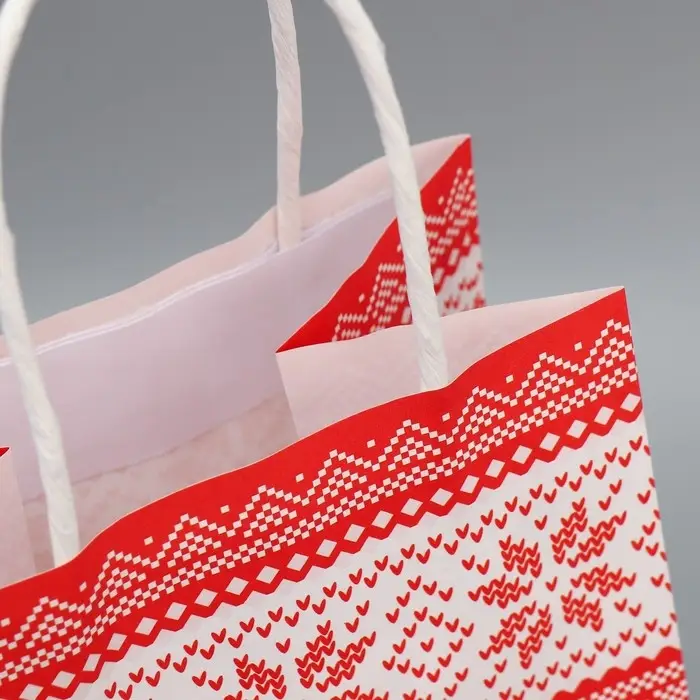 Пакет под бутылку «Морозко», 13 x 36 x 10 см