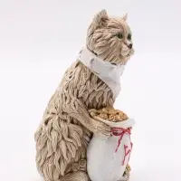 Фигурка декоративная &laquo;Денежный кот&raquo;, 12&times;6&times;7 см, слоновая кость
