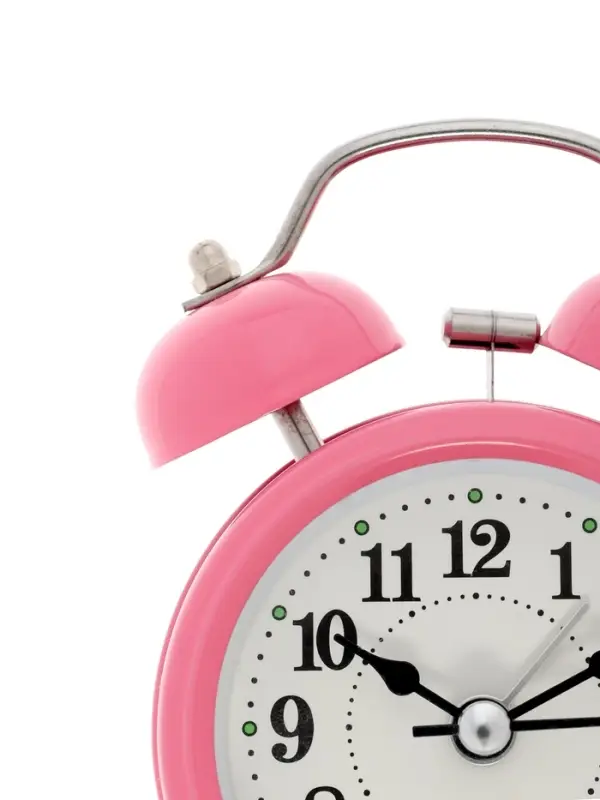 Часы - будильник настольные Часы - будильник настольные "Классика", дискретный ход, 12 х 8.5 см, АА, розовые