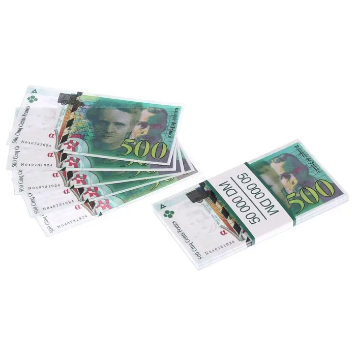 Пачка купюр Пачка купюр "500 французских франков"