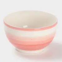 Салатник Доляна &laquo;А-ля Прима&raquo;, 700 мл, d=14.5 см, керамика, розовый