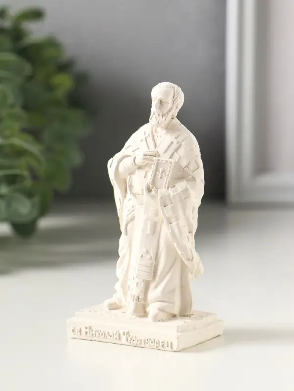 Фигурка гипс &laquo;Николай Чудотворец&raquo;, 10&times;5&times;3 см