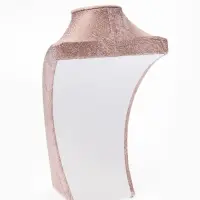 Бюст для украшений QF, 14.5&times;9&times;24.5, h=24.5 см, розовый