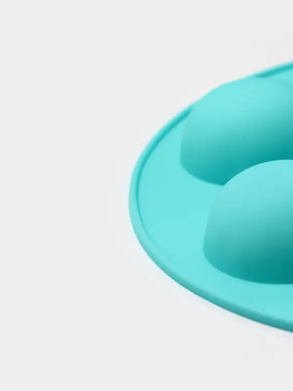 Форма для муссовых десертов и выпечки KONFINETTA &laquo;Спортивные мячи&raquo;, d=15.5 см, силикон, бирюзовая