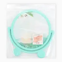 Зеркало настольное, с рамкой для фото, d=23.5 см, (d=17.5 см), МИКС