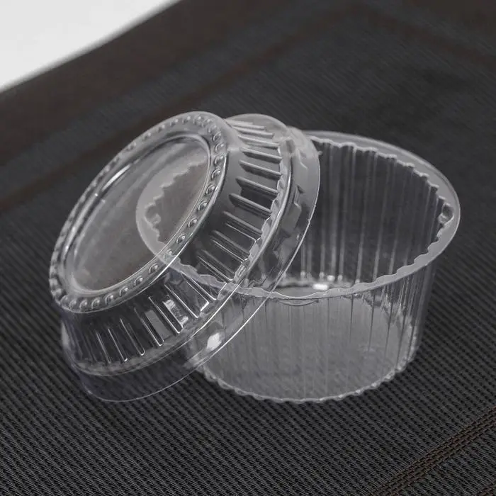 Креманка пластиковая одноразовая для пирожных, 9.5×6 см, прозрачная