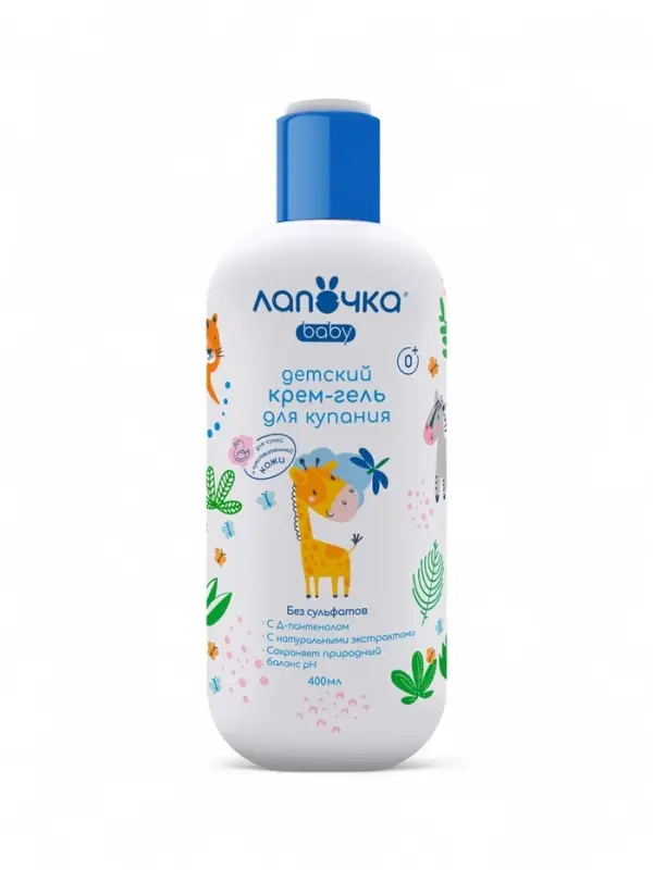 Крем-гель для купания  Крем-гель для купания "Лапочка" 400 мл