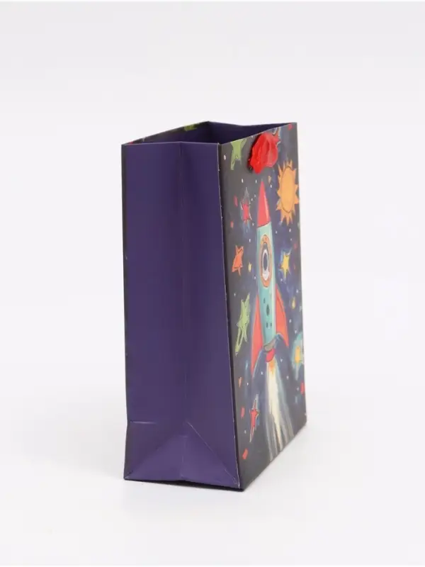 Пакет подарочный &laquo;Космос&raquo;, S 12 &times; 15 &times; 5,5 см