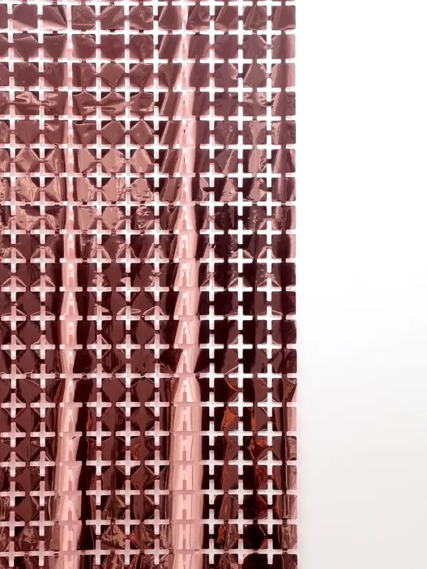 Занавес для фотозоны «Квадраты» цвет розовый 1*2 м
