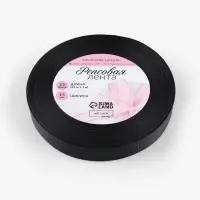 Лента репсовая, 15 мм, 23&plusmn;1 м, чёрная №39