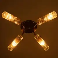 Люстра &laquo;Рико&raquo; 4&times;40 Вт Е27 бронза 46&times;40&times;18 см