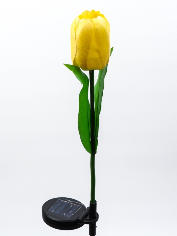Штекер с подсветкой  Штекер с подсветкой "Тюльпан" желтый, 8х70см