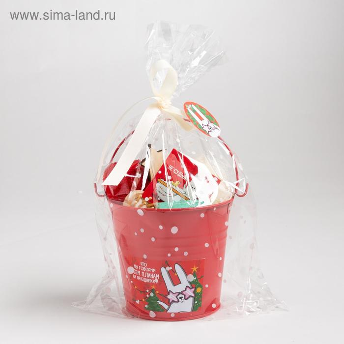 Подарочный набор новогодний  Подарочный набор новогодний "С новым годом!" полотенце и акс