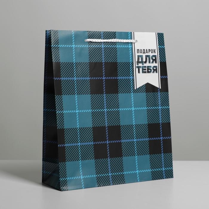 Пакет подарочный ламинированный, упаковка, «Real man», ML 21 х 25 х 8 см Пакет подарочный ламинированный, упаковка, «Real man», ML 21 х 25 х 8 см