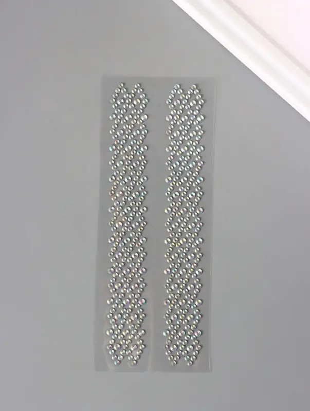 Стразы самоклеящиеся &laquo;Браслет с кристаллами&raquo;, 468 шт., 9.3&times;21 см