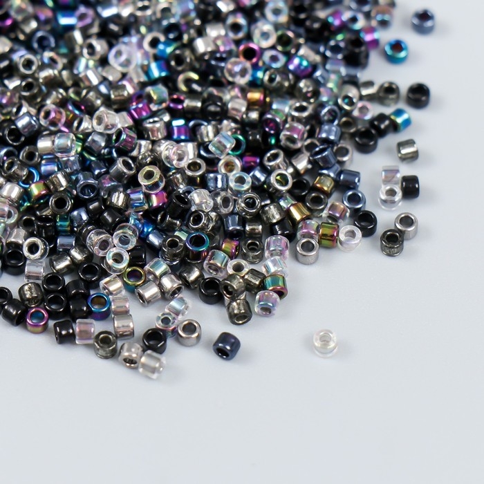 Бисер стекло 12/0 Бисер стекло 12/0 "Перламутр. Радужное ассорти" 10 гр