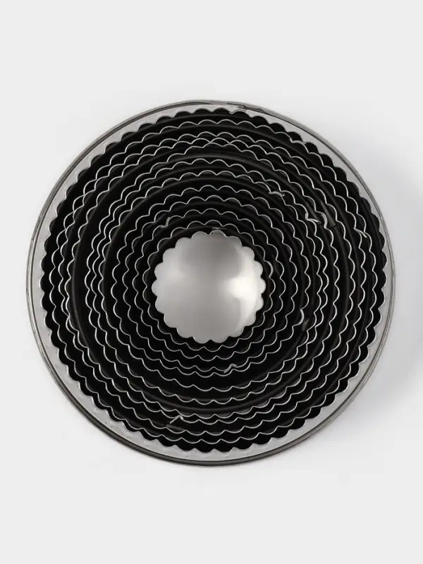 Набор форм для вырезания Набор форм для вырезания "Волна" 12 шт, d 3,5-10,5 см, h 3 см