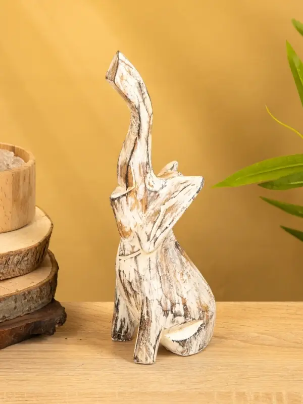 Набор сувенирный «Слоны», h=26 см, h=22 см, дерево