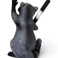 Садовая Фигура 30 х 18 х 16 см полистоун Енот ГАИ