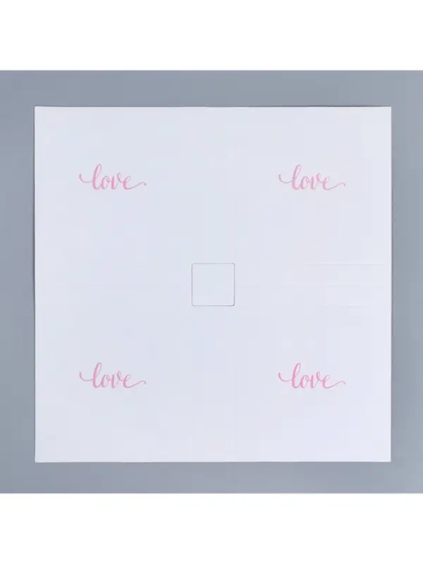 Коробка кондитерская для муссовых пирожных &laquo;Love&raquo;, 17.8&times;17.8&times;6.5 см