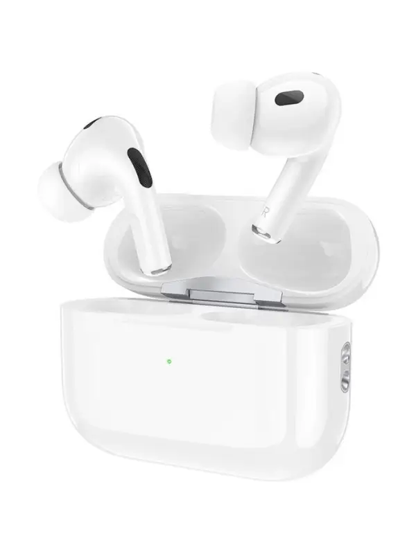 Наушники беспроводные Hoco EW50, TWS, вакуумные, Bluetooth 5.3, 40/300 мАч, шумоподавление, белые