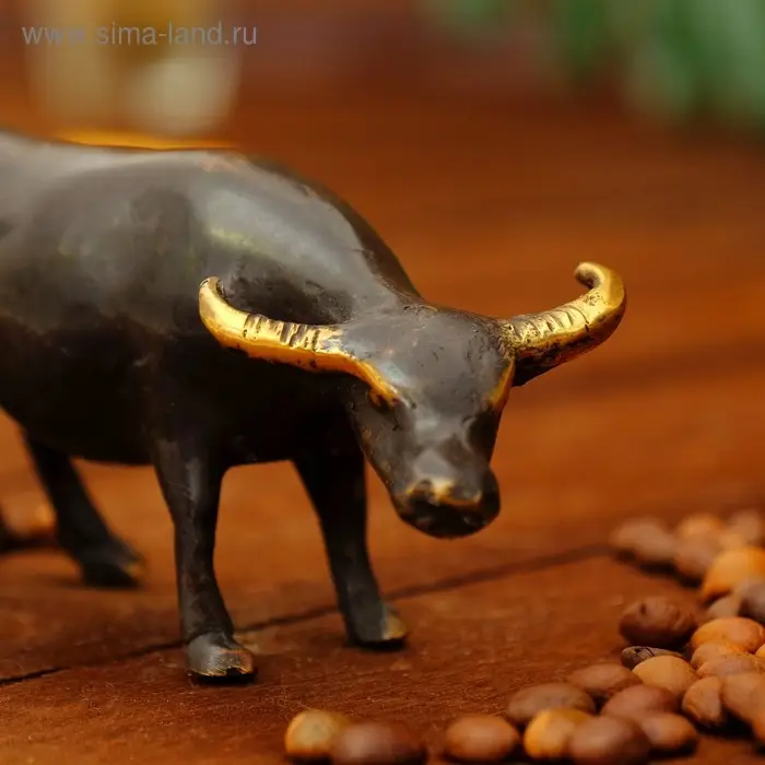 Сувенир бронза  Сувенир бронза "Бык" 11,5х4,5х6 см