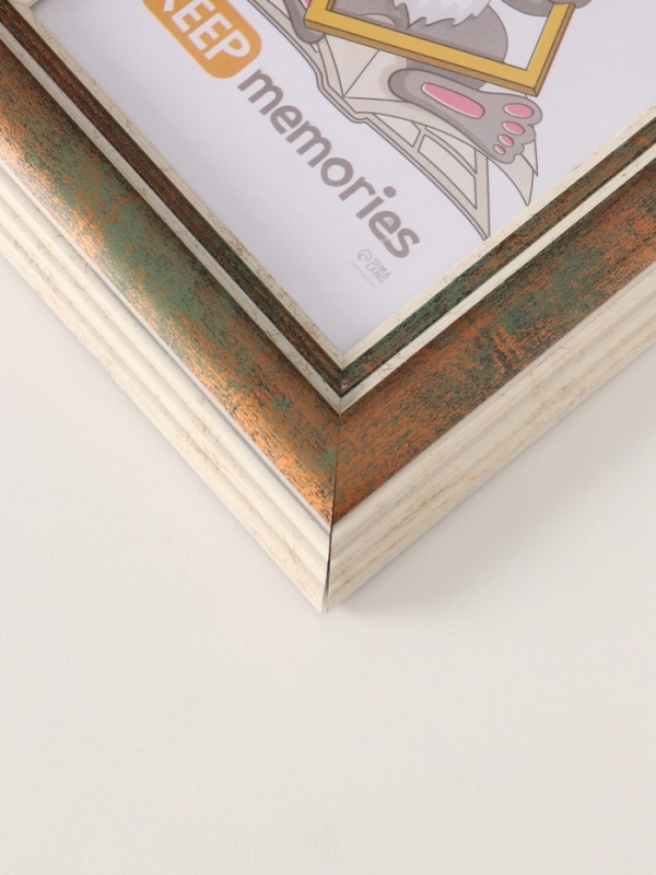 Фоторамка пластик "Рамин" 10х15 см, 1008-3095/2 зелёный