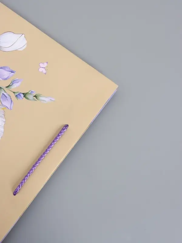 Пакет подарочный ламинированный "Цветочное настроение" 26 х 12 х 32 см