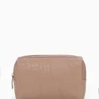 Косметичка дор Одноцвет, 16*5*10, отдел на молнии, серый