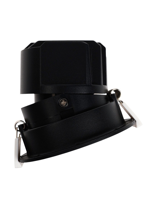 Светильник светодиодный встраиваемый, поворотный, 6Вт, 4000К, с драйвером, D75, черный Светильник светодиодный встраиваемый, поворотный, 6Вт, 4000К, с драйвером, D75, черный