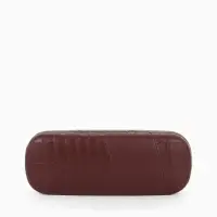 Футляр для очков на хлопушке, размер 16&times;5.8&times;3 см, коричневый