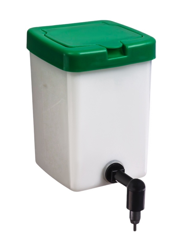 Навесная поилка ниппельная, бутылка 10 х 8 см, пластик, металл Навесная поилка ниппельная, бутылка 10 х 8 см, пластик, металл