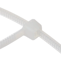 Хомут стяжка нейлоновая Topfort 3х150 (2,5х100 мм) белый 100 шт/уп