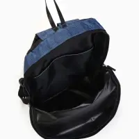 Рюкзак молодёжный на молнии, водонепроницаемый, с карманами, размер 22&times;12&times;35 см, синий