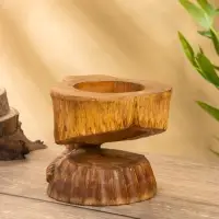 Подставка под бутылки «Голова слона», 15×15×17 см, дерево Пиннис, коричневая Подставка под бутылки «Голова слона», 15×15×17 см, дерево Пиннис, коричневая