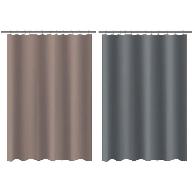 Шторка для ванной тм VETTA Фора, с утяжелителем, полиэстер 80 г/м2, 180x180 см, 2 цвета