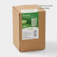 Банка для сыпучих BellaTenero, 800 мл, 10&times;15 см, фарфор, белая