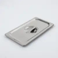 Крышка к гастроёмкости GN 1/3 Hanna Kn&ouml;vell, 32.5&times;17.6&times;1.5 см, толщина 0.6 мм, нержавеющая сталь