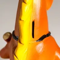 Копилка "Конь с подковой" 31х18,5х19 см, цветной, гипс