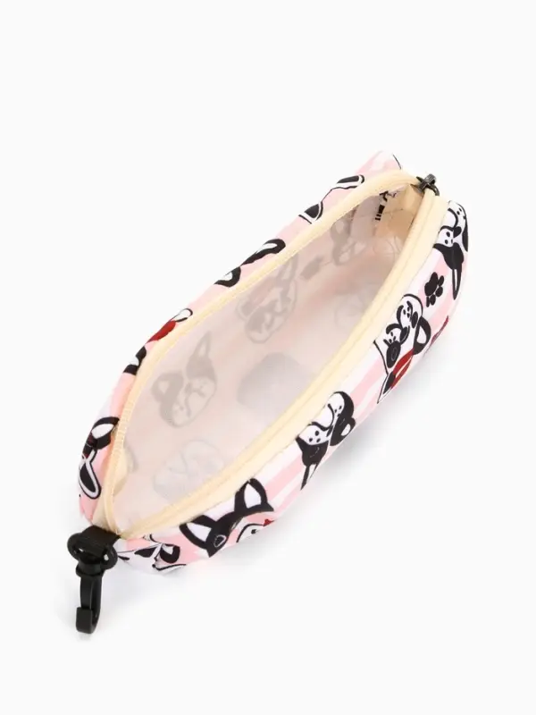 Рюкзак школьный &laquo;Собачки&raquo;, с пеналом,29&times;12&times;41 см, розовый