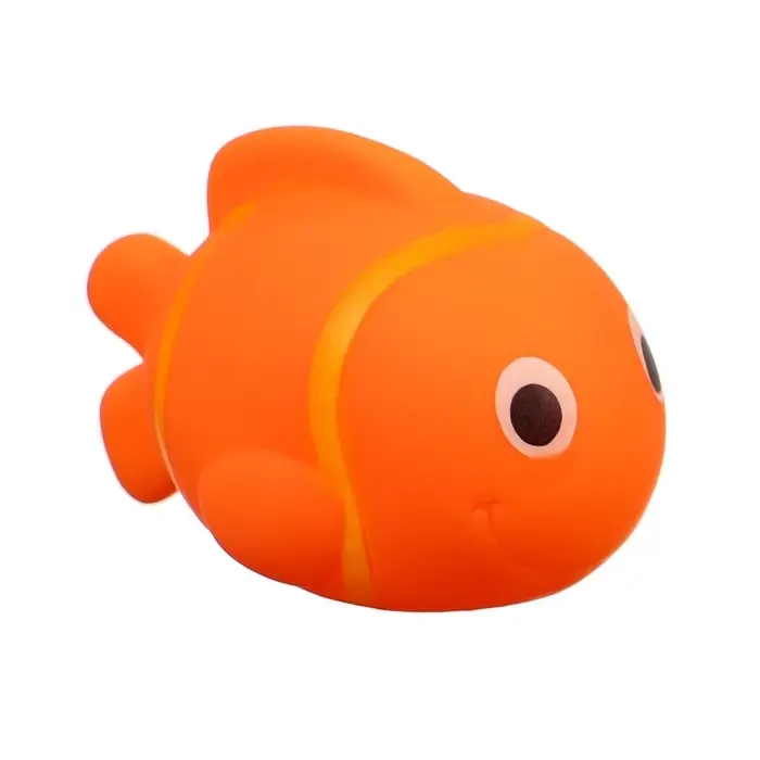 Резиновые игрушки для ванны Крошка Я &laquo;Рыбка клоун&raquo;, 10 см, с пищалкой, в наборе 5 шт.