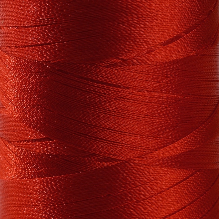 Нить атласная, 120D/2, 700 м, цвет алый №107 Нить атласная, 120D/2, 700 м, цвет алый №107