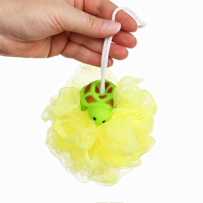 Мочалка детская для купания «Черепашка» Мочалка детская для купания «Черепашка»