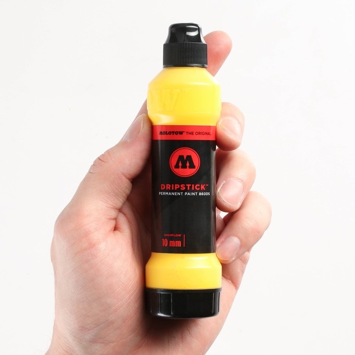 Molotow Маркер Dripstick 860001 желтый 10мм 70мл Molotow Маркер Dripstick 860001 желтый 10мм 70мл