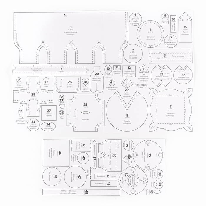 Набор по изготовлению текстильной игрушки «Самоварыч», высота — 19 см Набор по изготовлению текстильной игрушки «Самоварыч», высота — 19 см