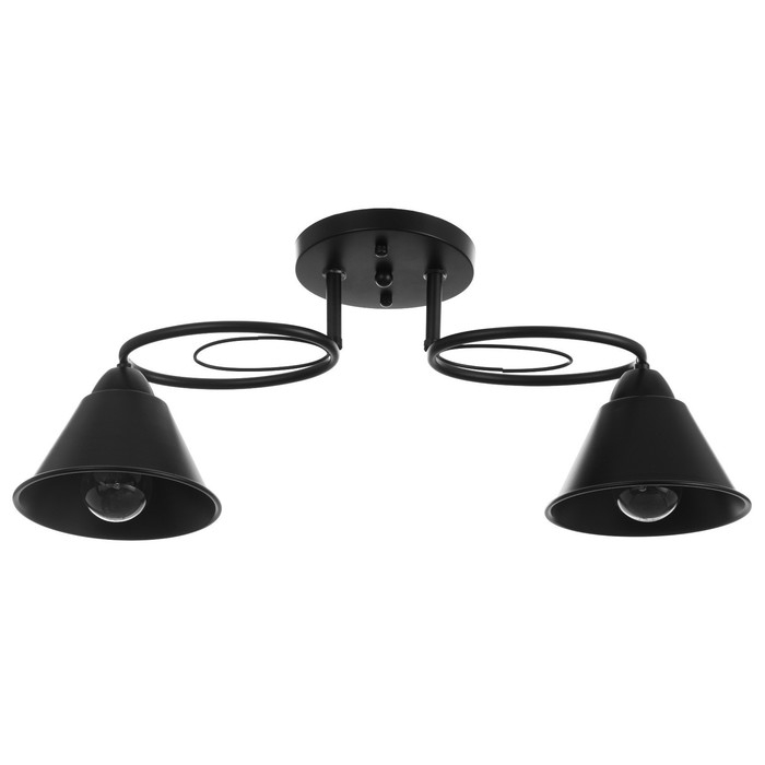 Люстра Люстра "Эдмас" 2хЕ27 40Вт черный 58х15х22 см BayerLux