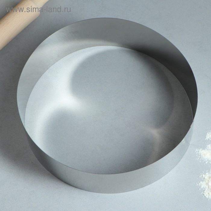 Форма для выпечки и выкладки «Круг», h-8,5, d-24 см Форма для выпечки и выкладки «Круг», h-8,5, d-24 см