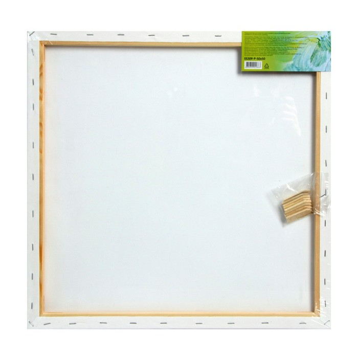 Холст на подрамнике, хлопок 100%, 50 х 50 х 1.8 см, акриловый грунт, мелкозернистый, 280 г/м² Холст на подрамнике, хлопок 100%, 50 х 50 х 1.8 см, акриловый грунт, мелкозернистый, 280 г/м²