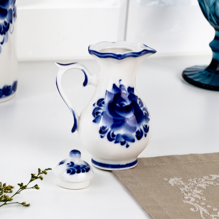 Набор для специй &laquo;Весенний&raquo;, 4 предмета, гжель